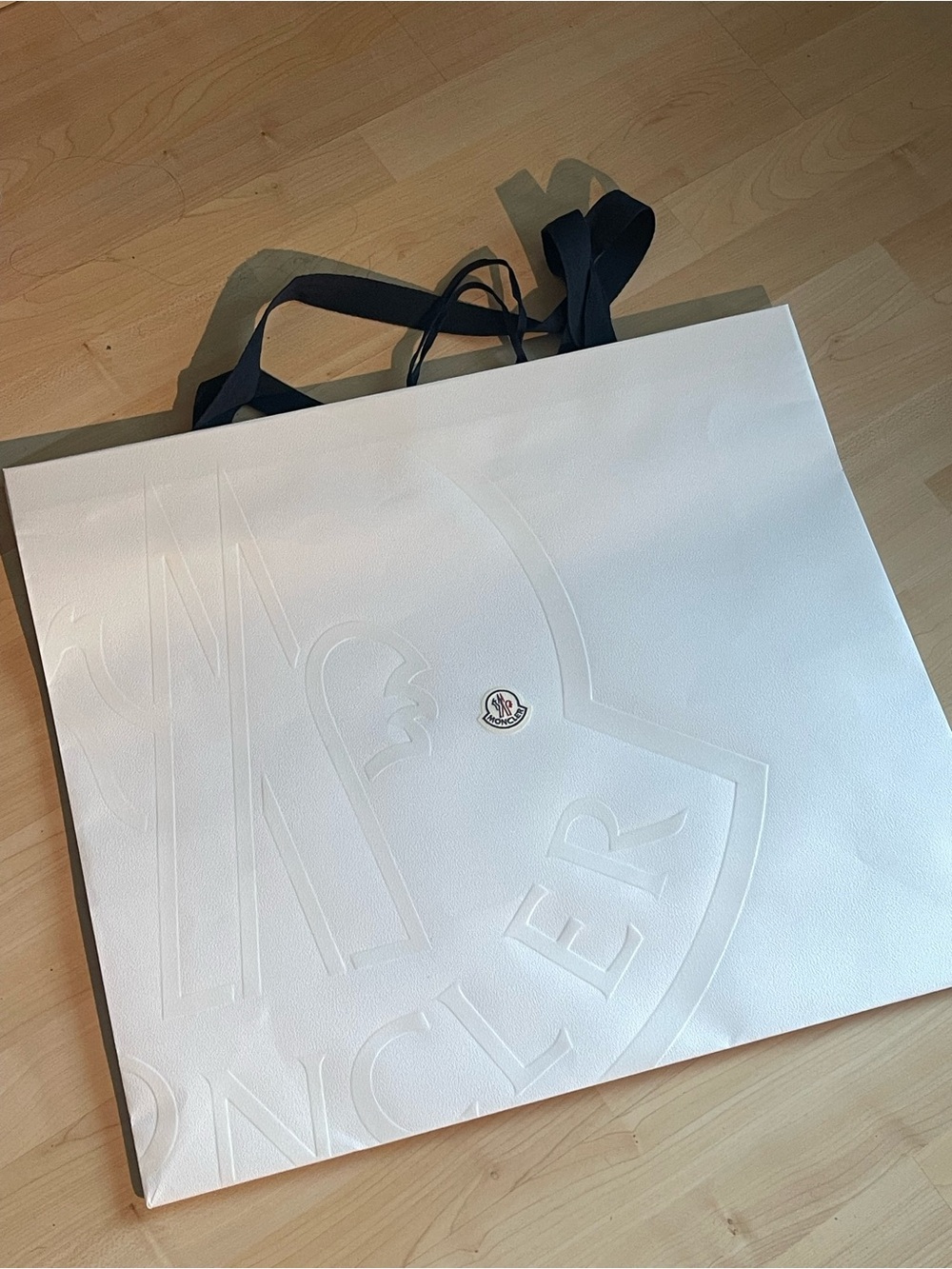 Moncler empty shopping bag- Large